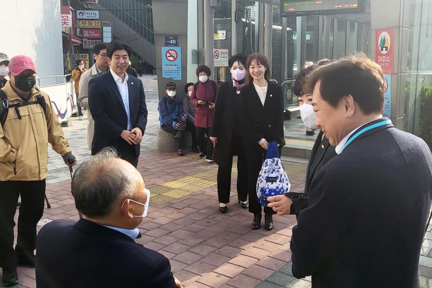 서울시교통장애인협회 영등포구지회 캠페인